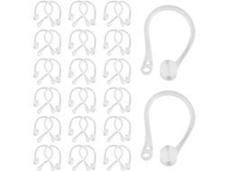 20 Pares De Ganchos Auriculares Transparentes Anti-perda Para Fones De Ouvido Sem Fio, Acessórios Leves E