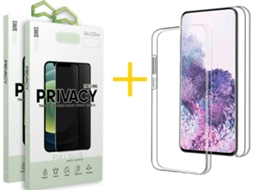 Capa + 2 Películas para iPhone 12 SKYHE Transparente Claro