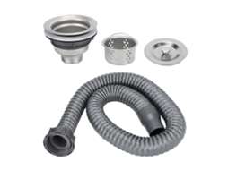 Tapón De Desagüe De Bañera Con Colador De Acero Inoxidable, Captura Pelo, Anti-atascos, Grande, Para Baño Y Lavabo