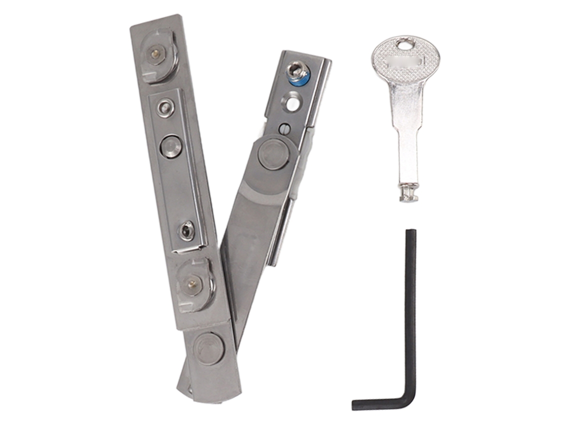 Mofeta Janela Aço Inox Haste Fricção 14mm