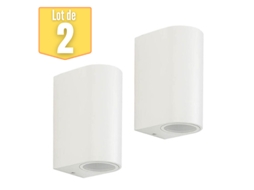 Lote de 2 Paredes Brancas Do Spider-2D 2X35W Gu10 Ip44 VITOLIGHTING