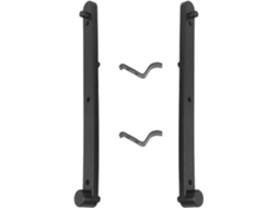 Trilho Deslizante Para Gaveta De Armário, Trilho De Aço Inoxidável, Guia De Porta Basculante Plástico 250mm Preta