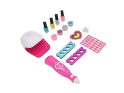 Primerox kit de Esmalte de Unhas para Crianças com Secador Brinquedo Cosmético Presente para Meninas