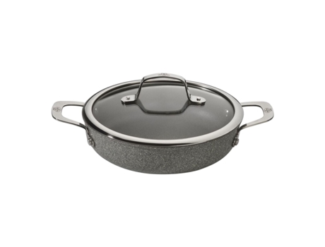 Caçarola com Tampa BALLARINI 75002-811-0 Cinzento Aço Aço Inoxidável Alumínio 24 cm