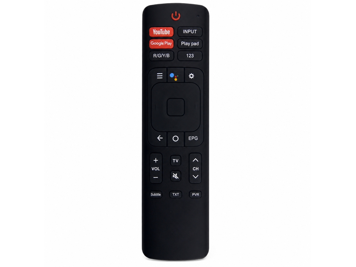 Comando À Distância Tv Infravermelho Compatível Com Vu E Hisense Erf3f69v, Sem Voz_zhd