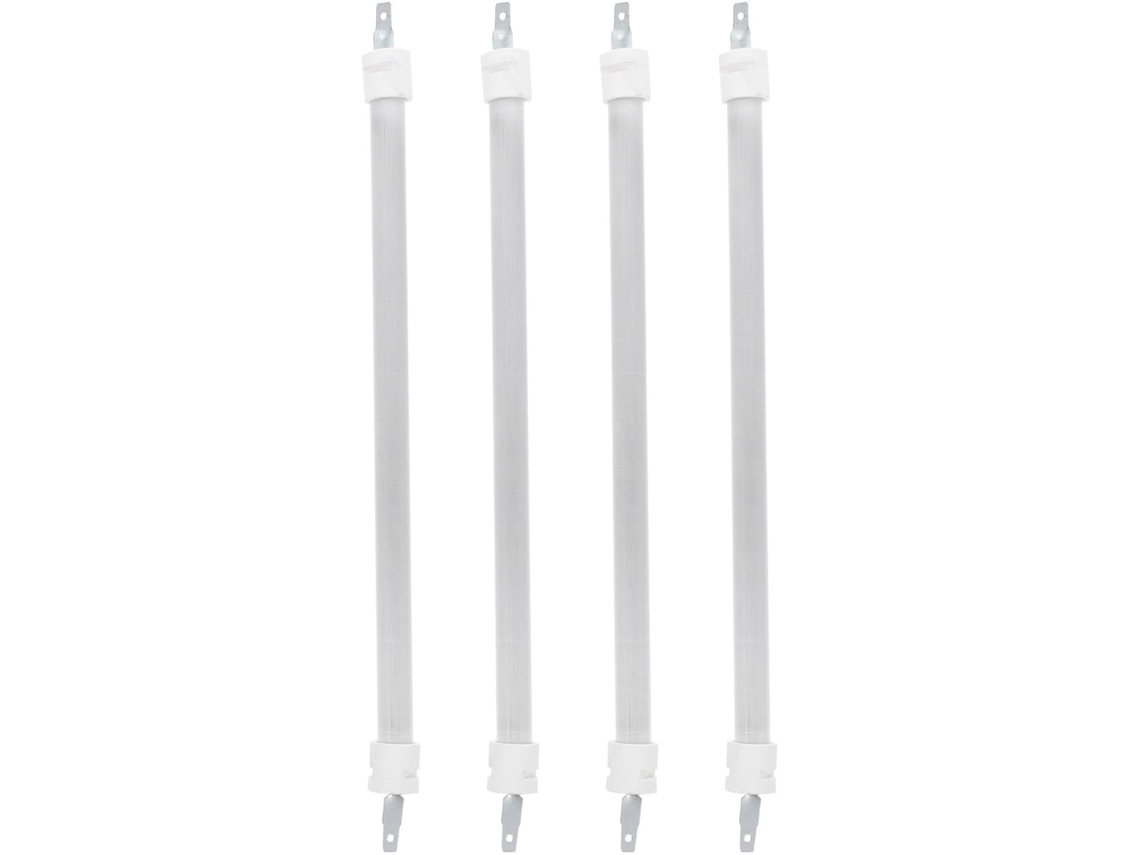 Tubo de Quartzo para Aquecimento Inoomp de 4 Peças Peça de Reposição Eficiente para Aquecimento em Fornos Elétricos CHABERLU
