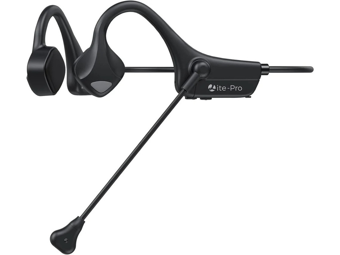 Fones De Condução Óssea Bluetooth Com Microfone Boom E Cancelamento De Ruído