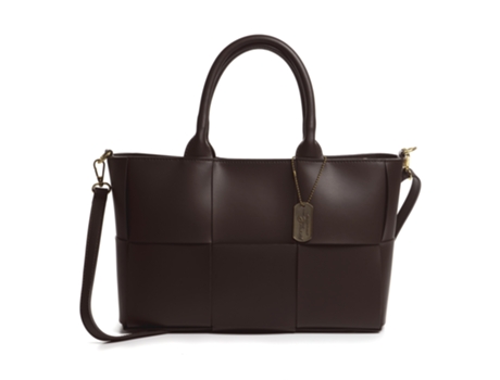 Saco De Ombro De Mulher Firenze Artegiani Andreis Genuíno Acabamento Pele Castanho (23)