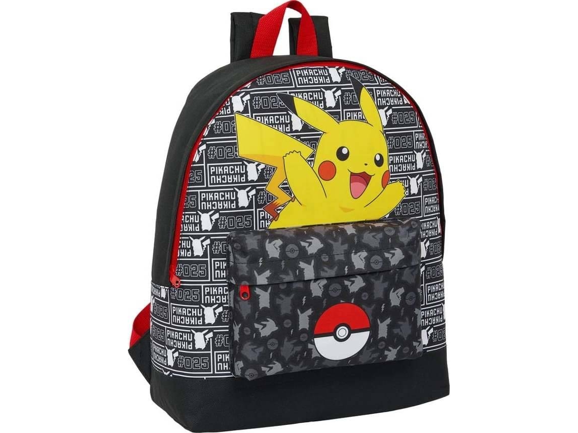 Mochila POKÉMON Preta (32 x 40 x 12 cm)