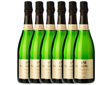 Espumante CANALS & MUNNÉ Canals & Munné Insuperable Brut Cava Reserva (0.75 L - 6 unidades)