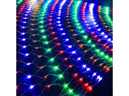 Rebe red de Luces Led 3x2m, 8 Modos, Impermeable Ip44, Decoración Navideña, Fiestas, Interior Y Exterior