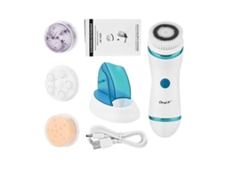 Aparelho de Limpeza Facial Ultrassônico Elétrico 4 em 1 para Profunda Dos Poros, Esfoliação e Massagem Facia L. GOKOCO