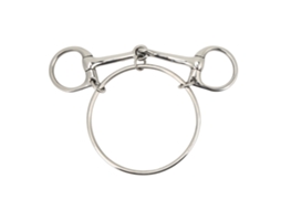 Brido de cavalo de aço inox com anel solto | S/MARCA