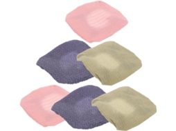 Conjunto Homoyoyo Com 6 Toalhas De Banho Esfoliantes Para O Corpo E Escovas As Costas