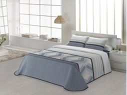 Colcha JVR Colman (Poliéster - Azul - 180 cm)