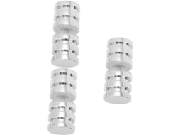 Conjunto De 3 Puxadores Práticos Para Porta Banheiro, Incluindo Puxador Para Box De Chuveiro