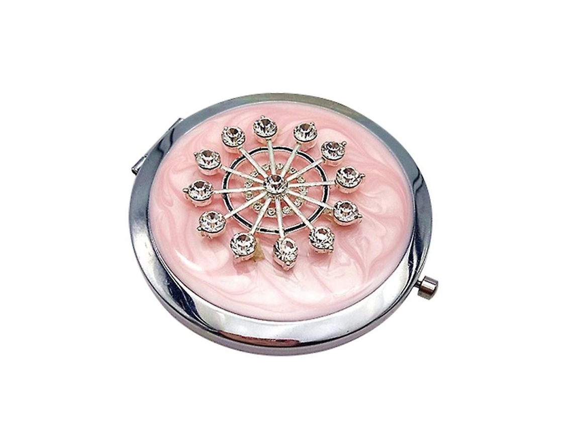 1pcs Espelho Portátil Dobrável Para Meninas Allinless