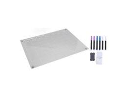 Quadro De Calendário De Acrílico Com Limpeza A Seco, Transparente, Com 6 Marcadores De 3 Cores Para Casa.