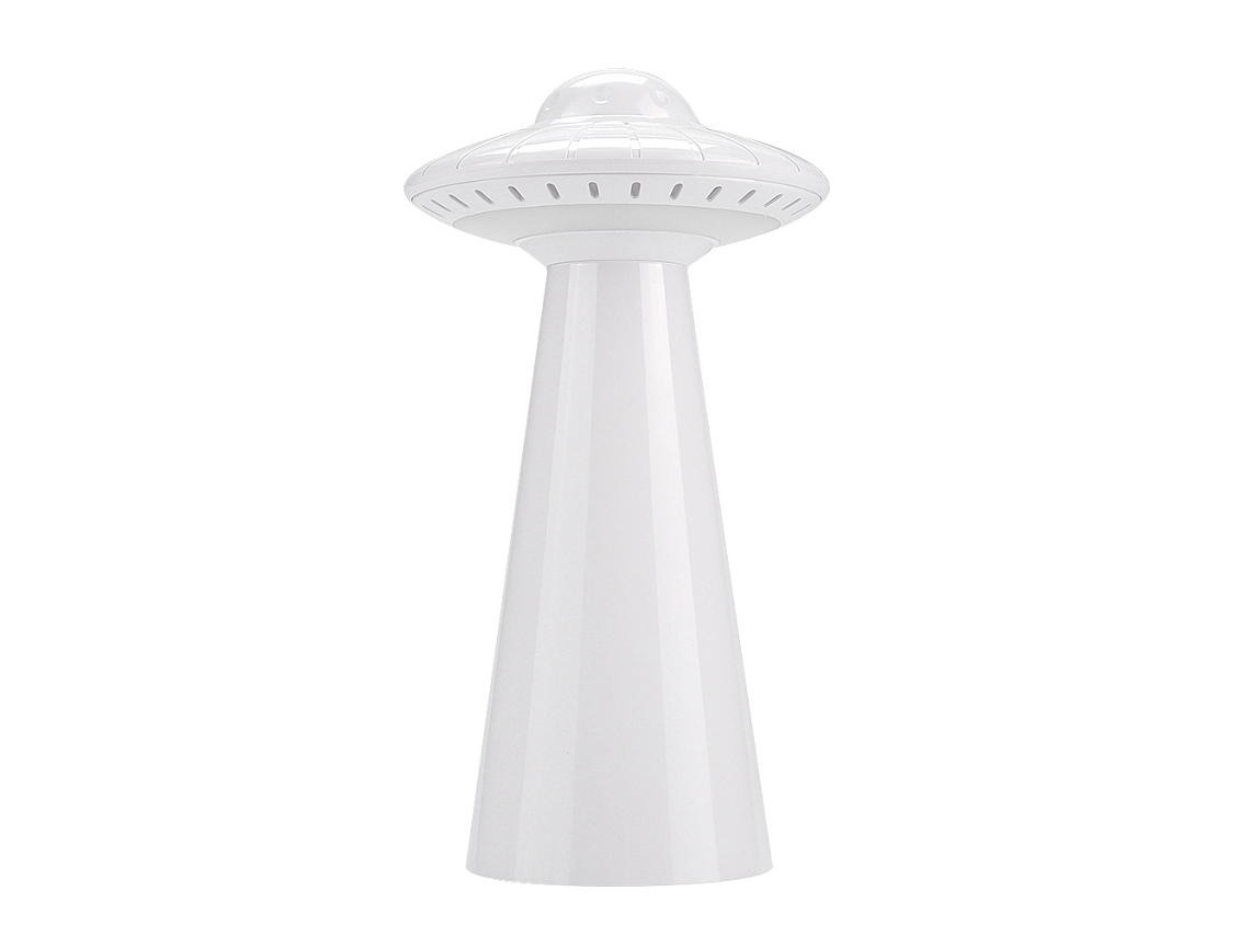 KOFIHETY Luminária de mesa LED moderna com carregamento USB para estudo, quarto e casa, branca