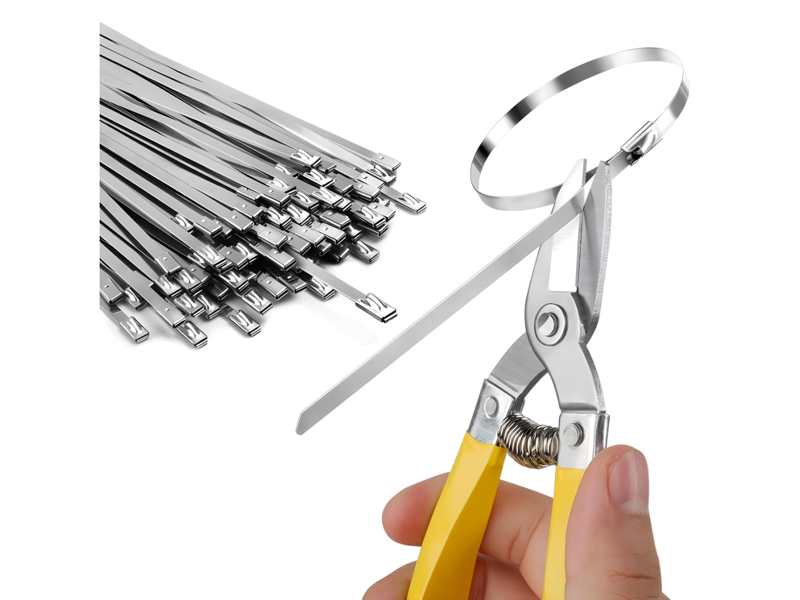 Cable Ties Em Aço Inoxidável De Alta Resistência Resistentes À Uv, Fortes E Versáteis