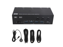 Switch Kvm 3 Telas Usb3.0 LAXISCREED