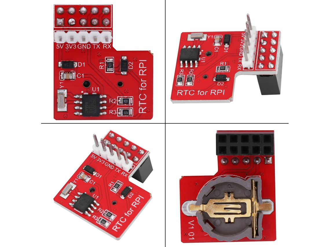 Relógio De Ponto Em Tempo Real Laxiscreed Com Ds1307 Para Raspberry Pi, Compatível I2c