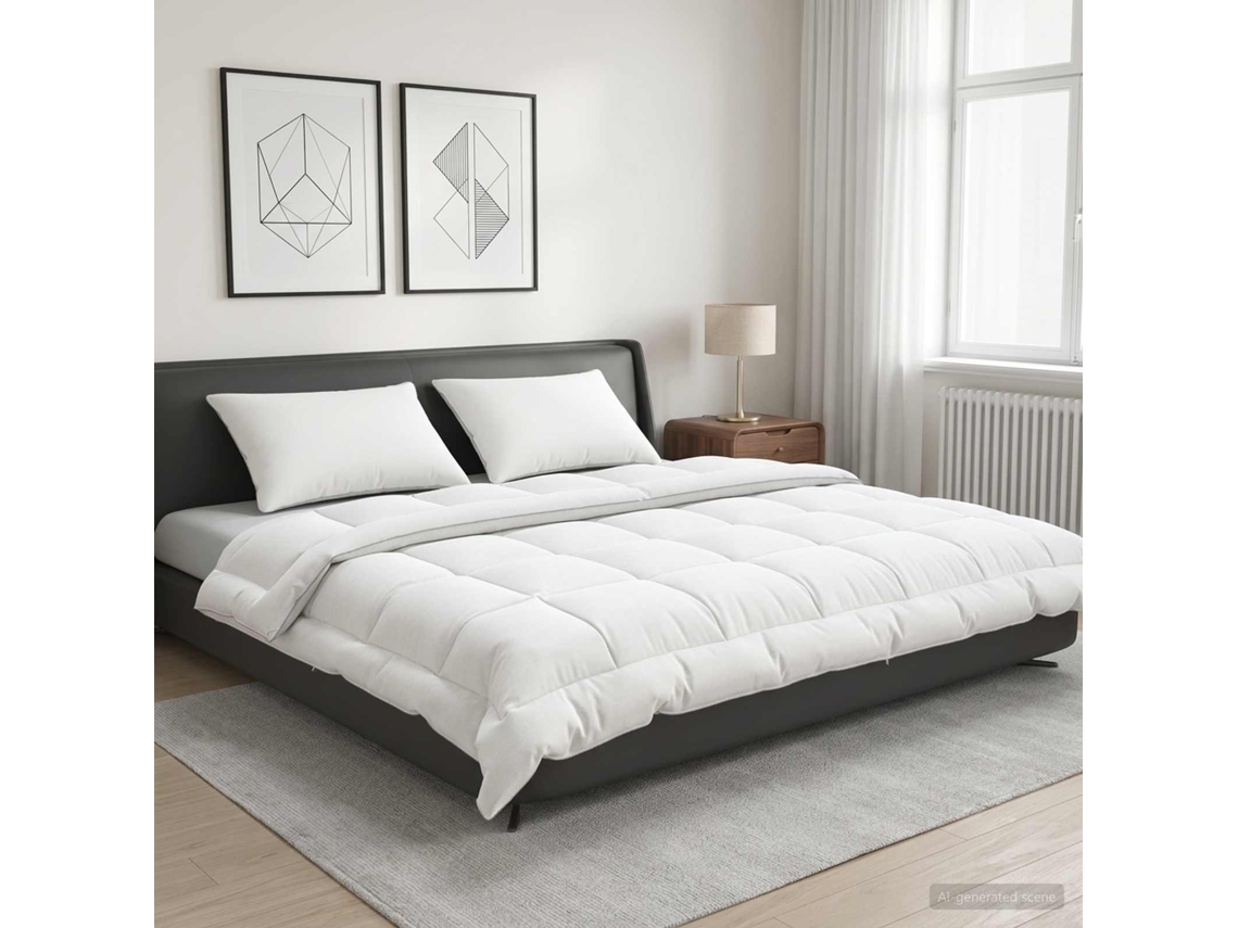 Vidaxl Conjunto De Edredão E Almofadas 3 Unid. 200x240 Cm Verão Lã