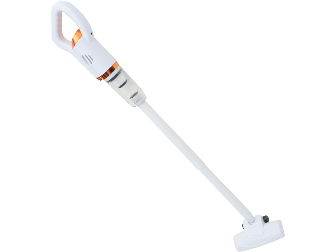 Aspirador De Pó Vertical Sem Fio Com Bateria 2000mah, Filtro Lavável, Compacto E Potente, Design Moderno Em Abs Branco