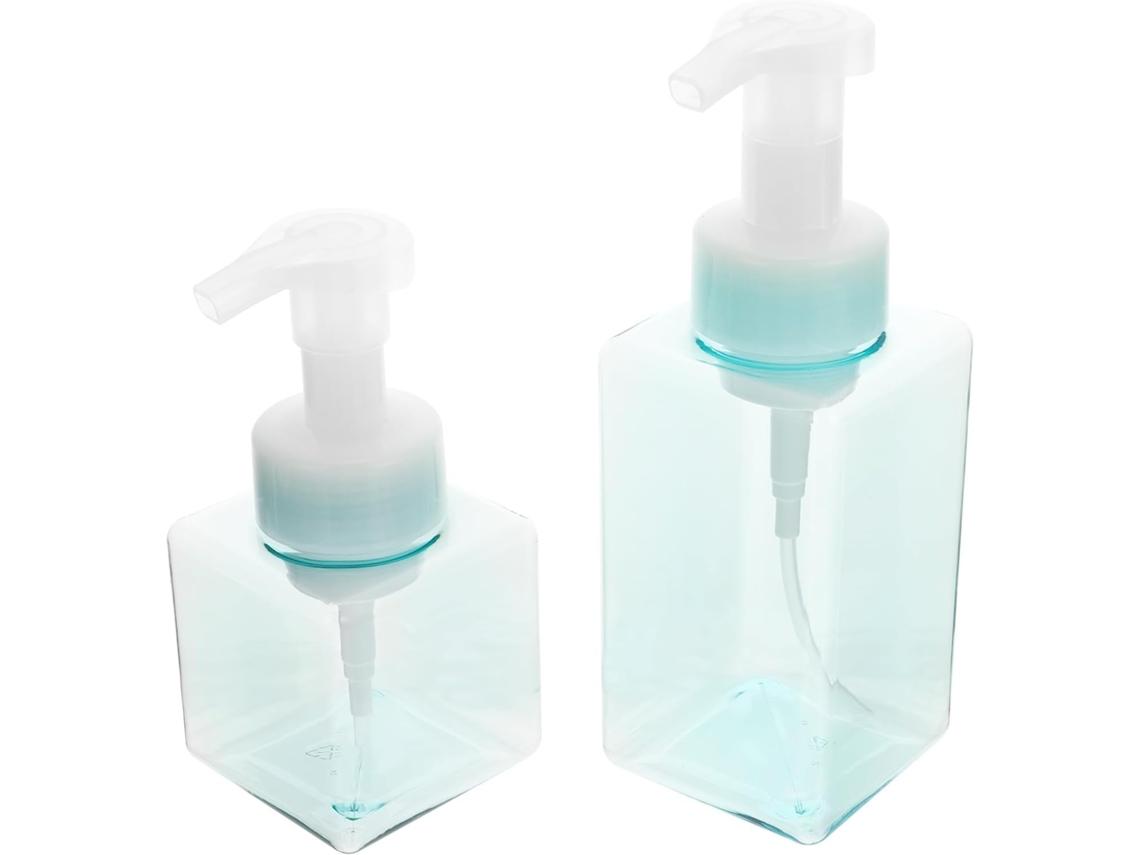 Conjunto De 2 Frascos De Espuma Reutilizáveis Em Petg