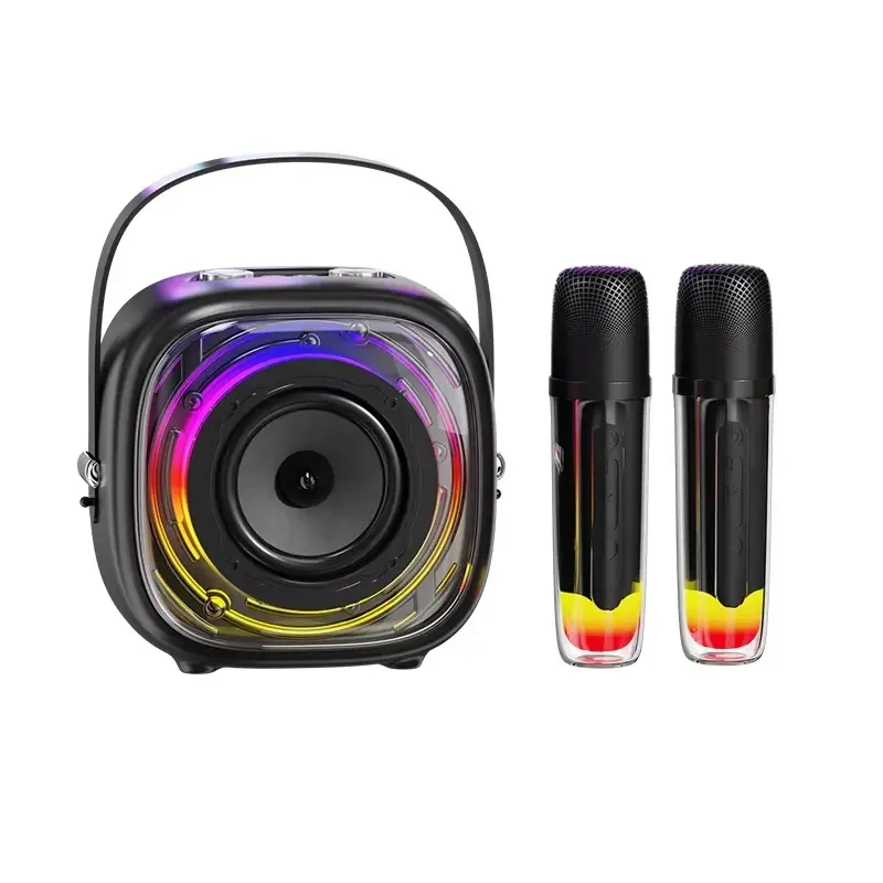 (preto) Caixa De Som Bluetooth Com Microfone, Mini Caixa De Som Hifi