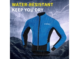 Jaqueta De Ciclismo Masculina Impermeável E Acolhedora Inverno Fleece Polar Mtb Bicicleta Roupa Esportiva