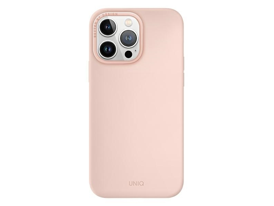 Capa para iPhone 14 Pro UNIQ Pele Sintética Rosa