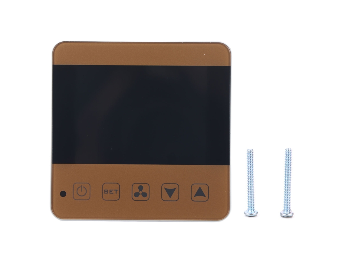 Termostato digital LCD para ar condicionado central e unidade de ventilador controle de temperatura S/MARCA