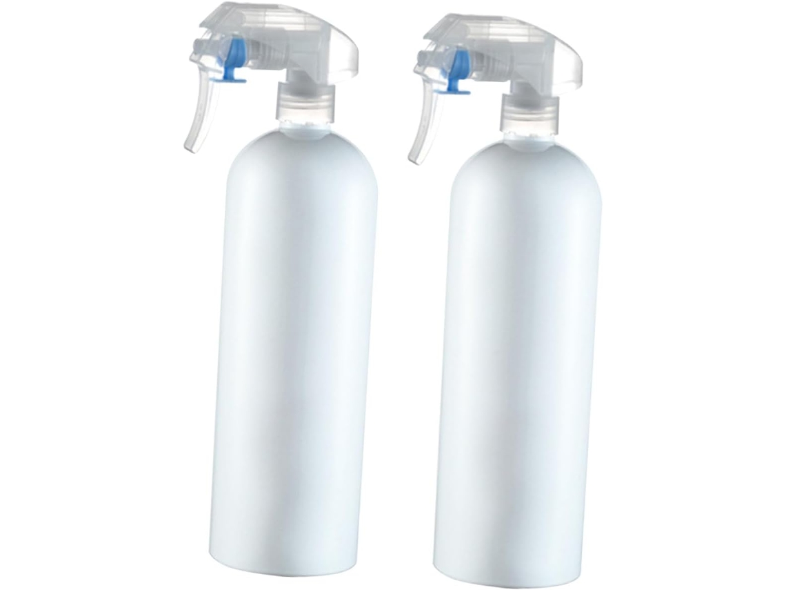 Frascos De Spray Recarregáveis Vazios Em Formato Cilíndrico Branco