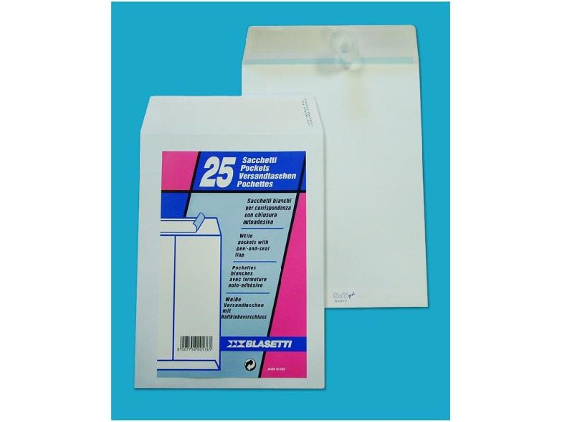 BLASETTI Mailpack Envelope Branco 100 Peças