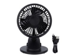 Ventoinha Elétrica Compacta Mini Laxiscreed, Oscilante, Afixável, Com Ajuste De Velocidade