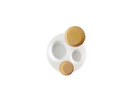 Forma De Silicone Dtm Mini Forma Ø70mm Flexível Decorativa