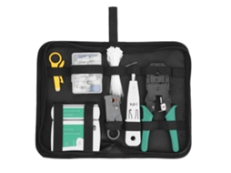 Kit De Ferramentas Para Cablagem De Rede Com Detector De Cabo E Pelacáveis Yg-p107 Dc9v