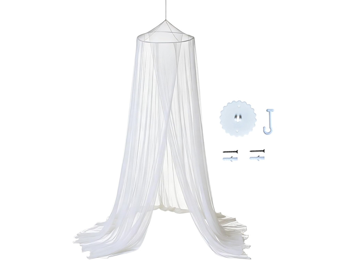 Dossel para Cama de Casal, em Formato Cúpula, Elegante, Confortável e Macio, Ideal Camas Queen CHABERLU