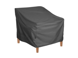 Capa para Cadeira de Pátio Resistente À Água e Poeira Têxido Oxford 80x85x91.5cm Preto | S/MARCA