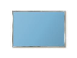 Magnetic Board Pastel Navy Blue For The Living Room Espelharte (60x40 Cm)