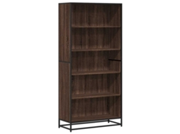 Estante Carvalho Castanho Madeira Derivados MAISON EXCLUSIVE 80,5x35x170,5 cm