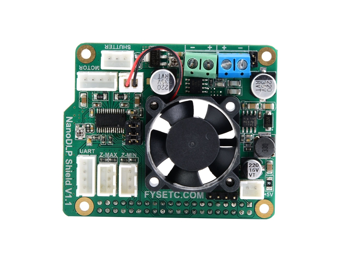 Placa De Expansão Shield V1.1 Com Drv8825 Para Raspberry Pi 3b E Impressoras 3d De Curação Por Luz