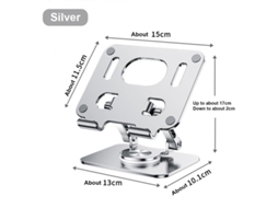 Suporte Para Laptop, Tablet E Celular, Liga De Alumínio, Multifuncional, Suporte Para Mesa, Rotação De 360 Graus, Dobrável 04279 Brilvibera