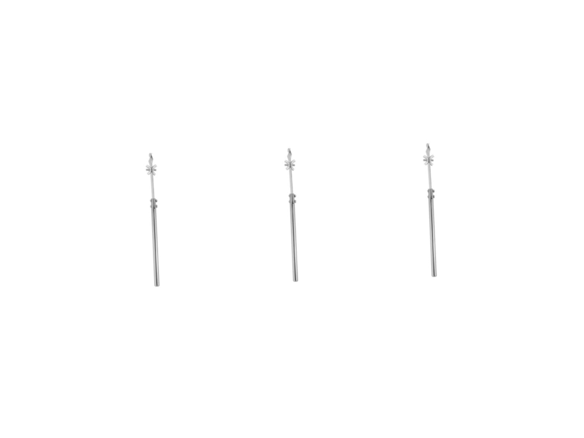 Magiclulu Conjunto de 3 Pinças em Aço Inox Acessório Aulas Ciências, Ferramenta Durável E Prático