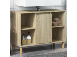 Vidaxl Armário P/ Casa Banho 80x33x60cm Deriv. Madeira Carvalho Sonoma