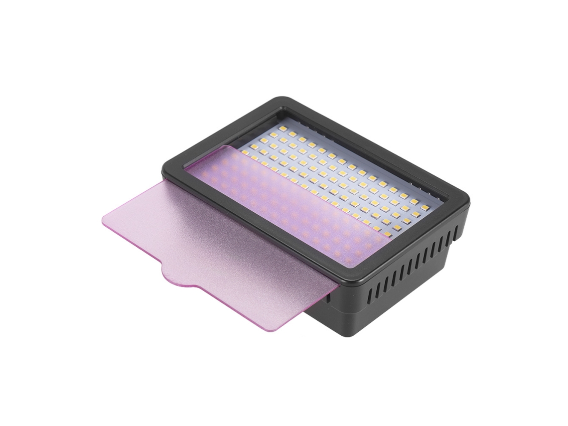 Luz LED para Câmera, Painel Ajustável com Bateria F550, Kit Complementar para Câmeras DSLR Canon, Nikon e Sony, Fotografia e Vídeo