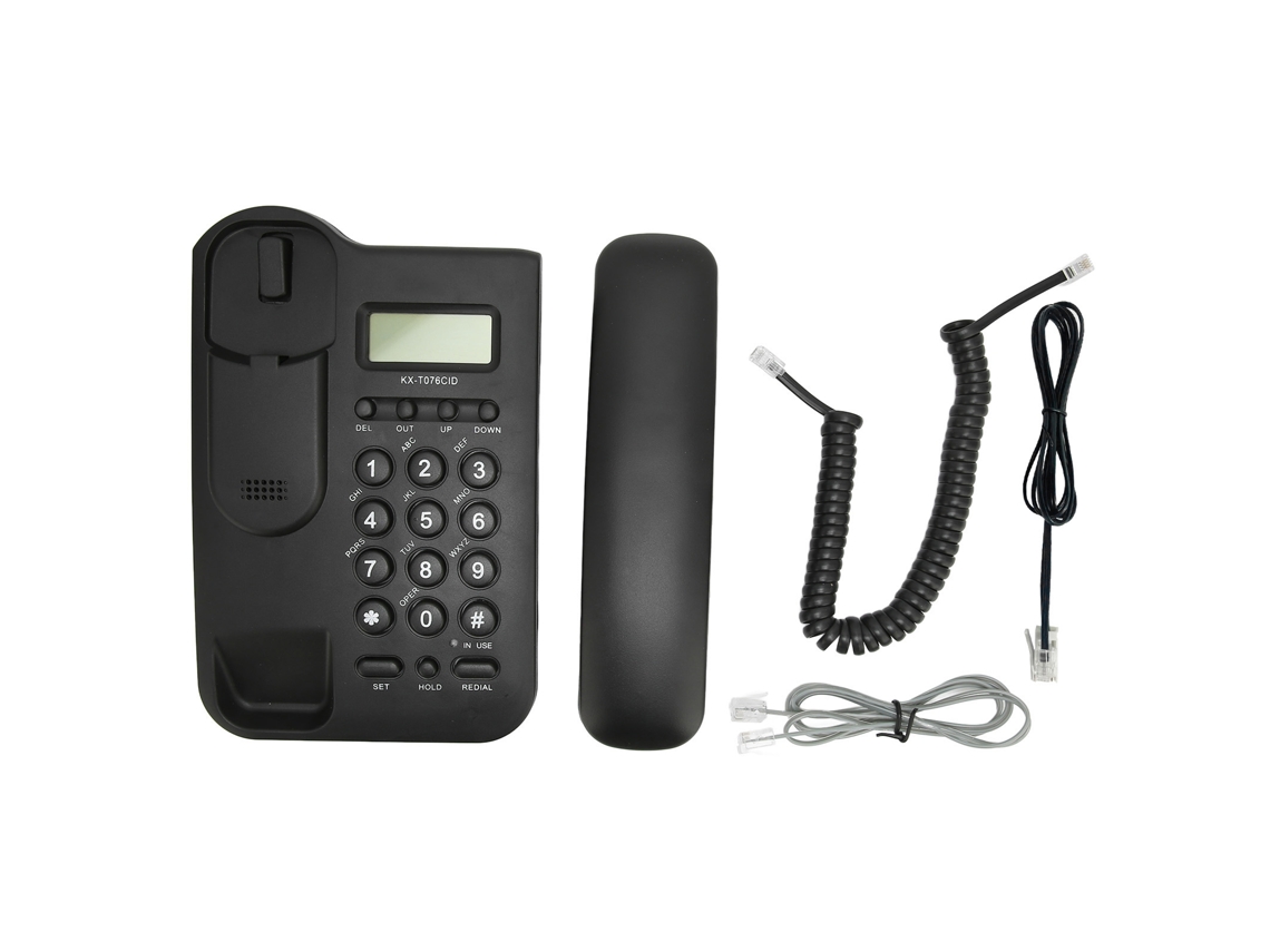Telefone Fio Fixo De Mesa Parede Com Identificação De Chamadas Estilo Minimalista Para Casa Hotel Escritório