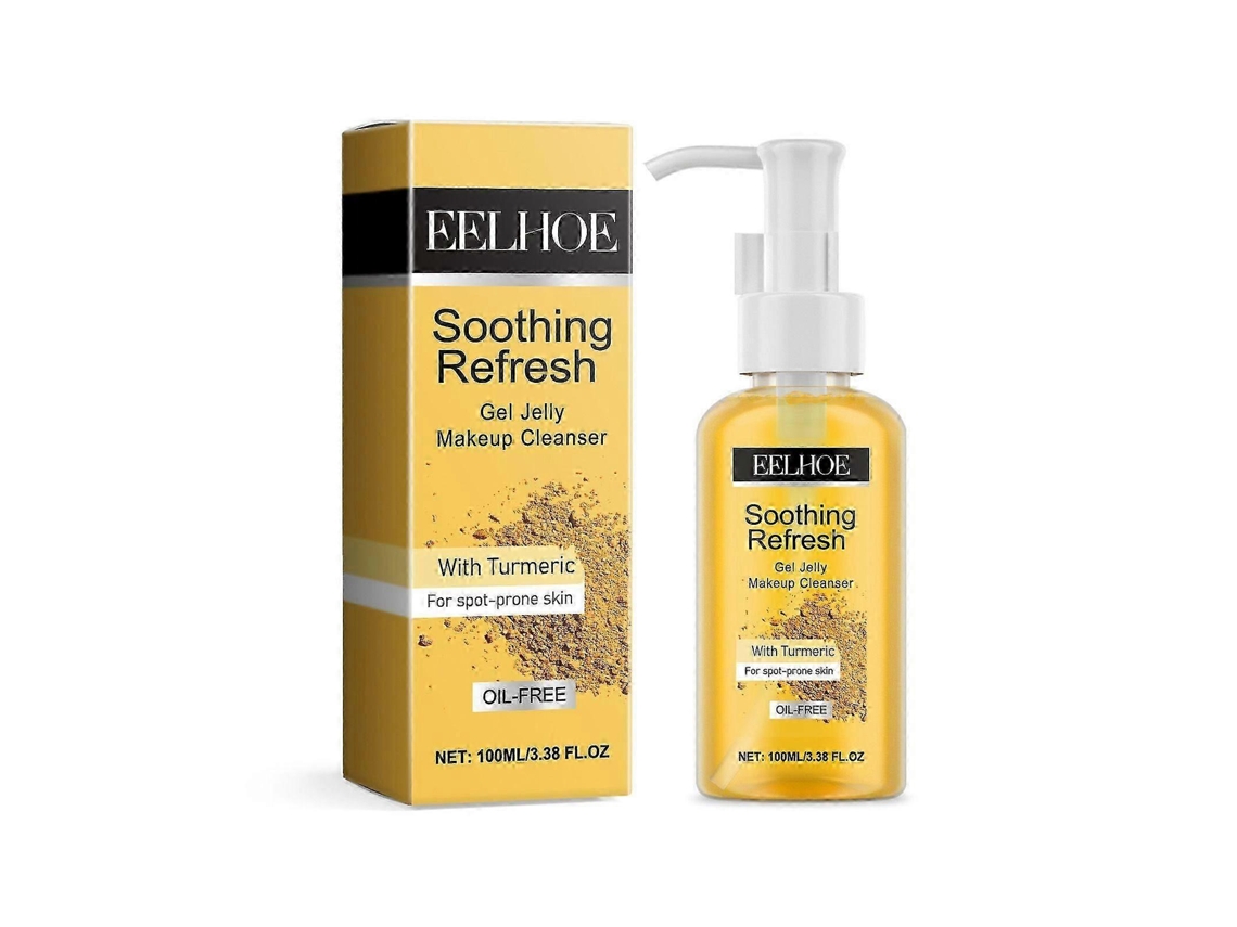 Gel De Limpeza Facial De Cúrcuma Eelhoe, Removedor De Maquiagem, Limpeza Suave, Hidratante E Refrescante.