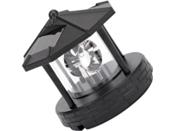 Peça De Luminária Solar De Jardim Led À Prova D'água Em Plástico